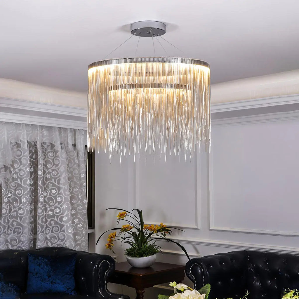 Modern Art Decor Tassel Chandelier