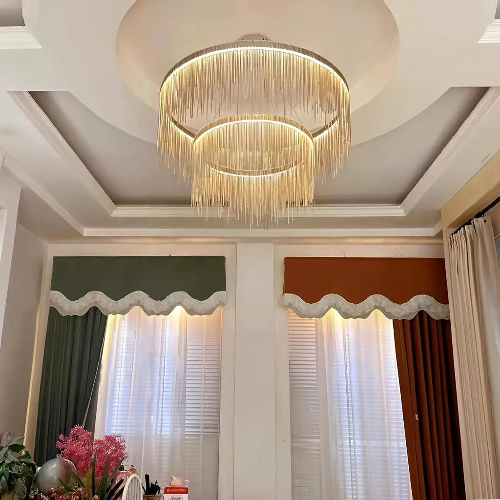 Modern Art Decor Tassel Chandelier