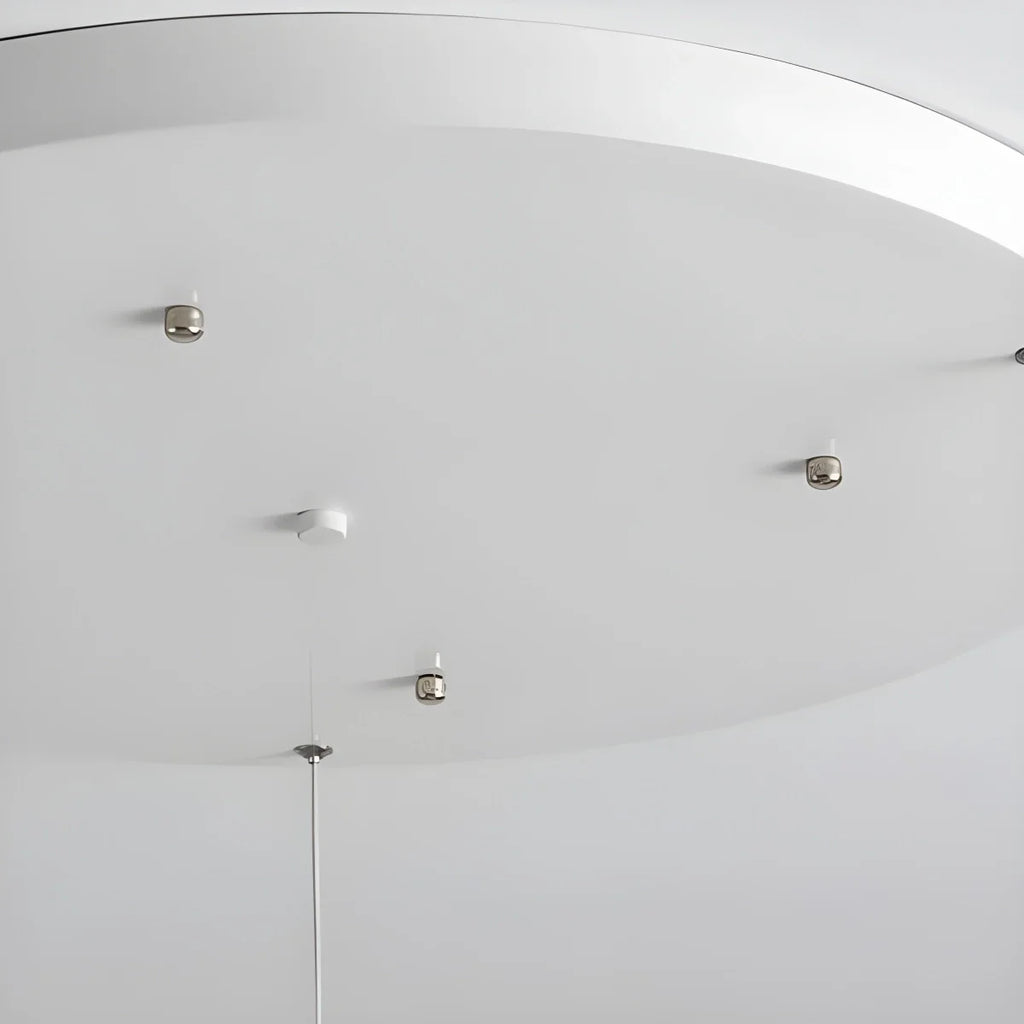 Modern Attic 3D Moon Celestial Chandelier