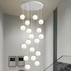 Modern Attic 3D Moon Celestial Chandelier