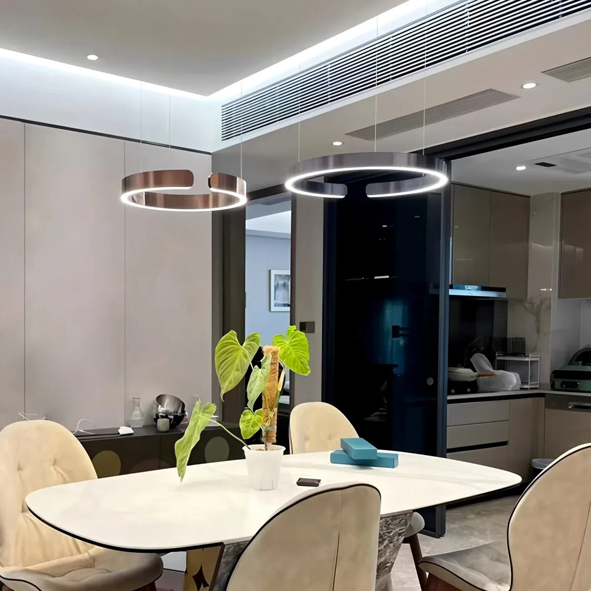 Modern Ring LED Chandelier for Living Room