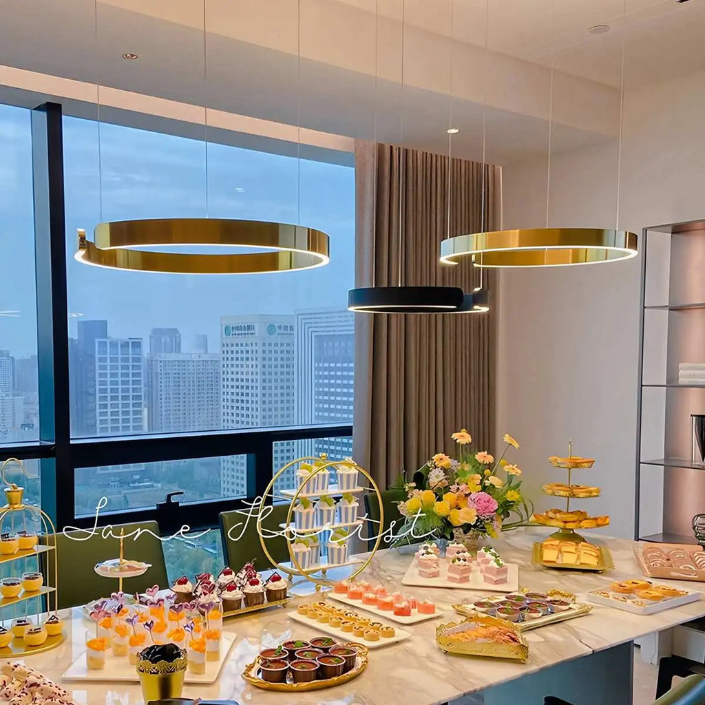 Modern Ring LED Chandelier for Living Room