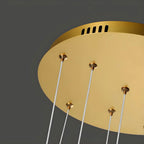 Nordic Circular Villa Crystal Chandelier