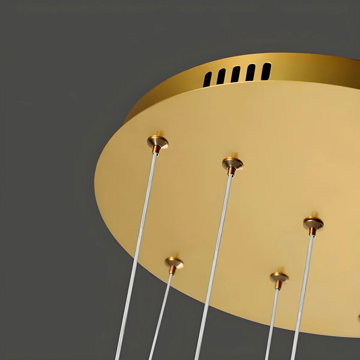 Nordic Circular Villa Crystal Chandelier