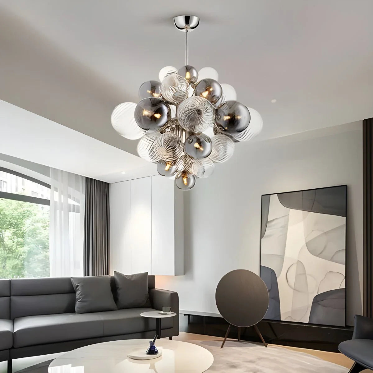 Nordic Glass Bubble Chandelier
