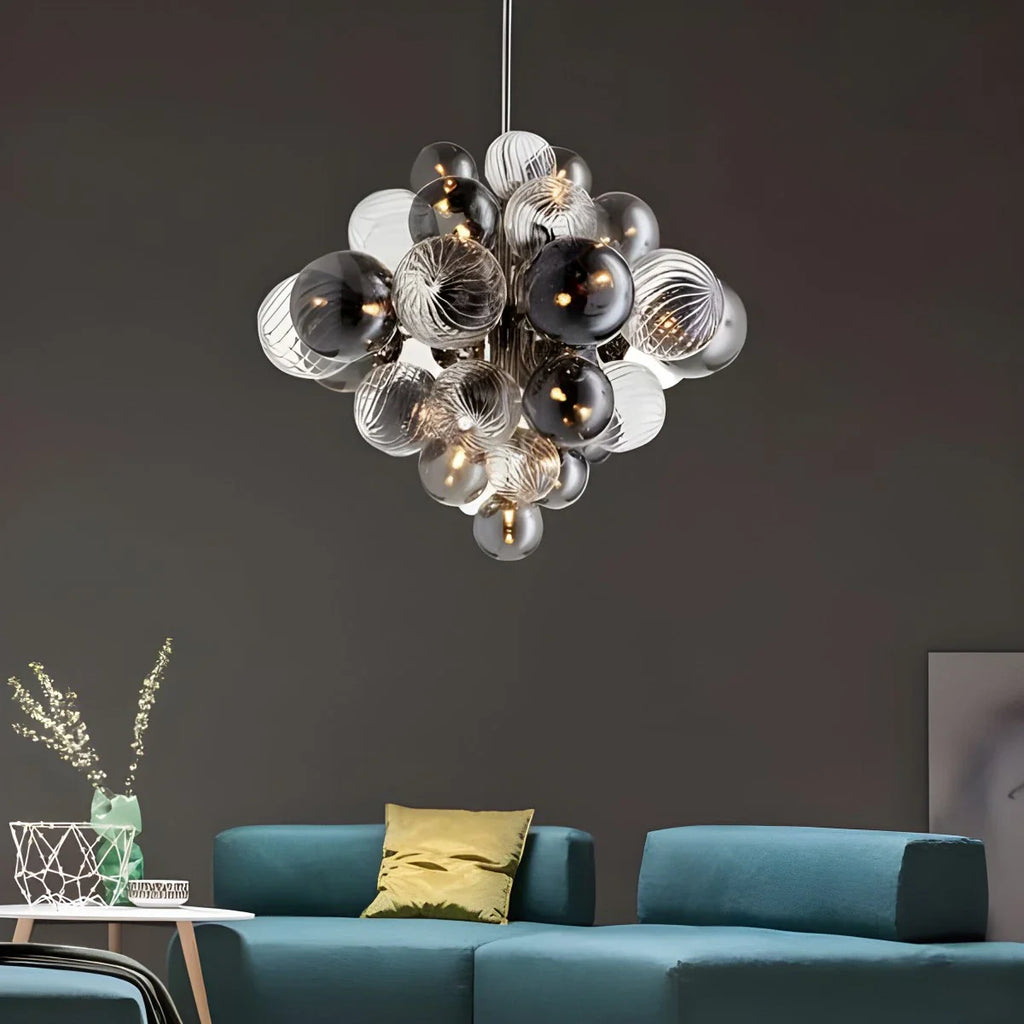 Nordic Glass Bubble Chandelier