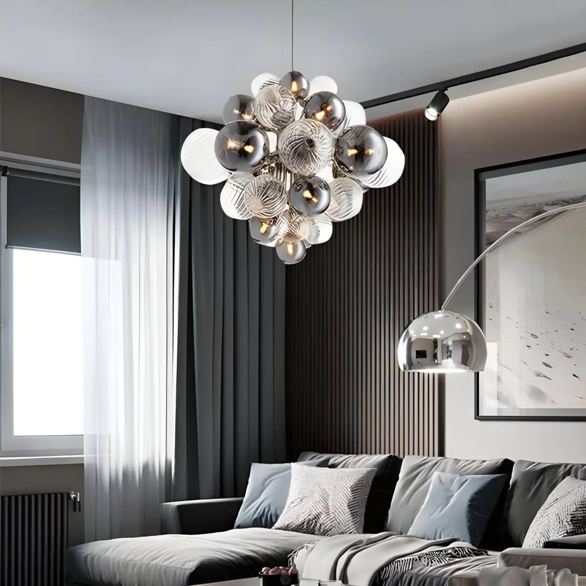 Nordic Glass Bubble Chandelier