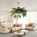 Ostrich Feather Chandelier Multiple Colors Available