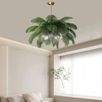 Ostrich Feather Chandelier Multiple Colors Available
