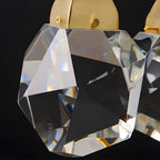 Rock Crystal Rain Chandelier for Living Room