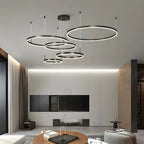 Modern Wireless Ring Chandelier Ceiling Lamp