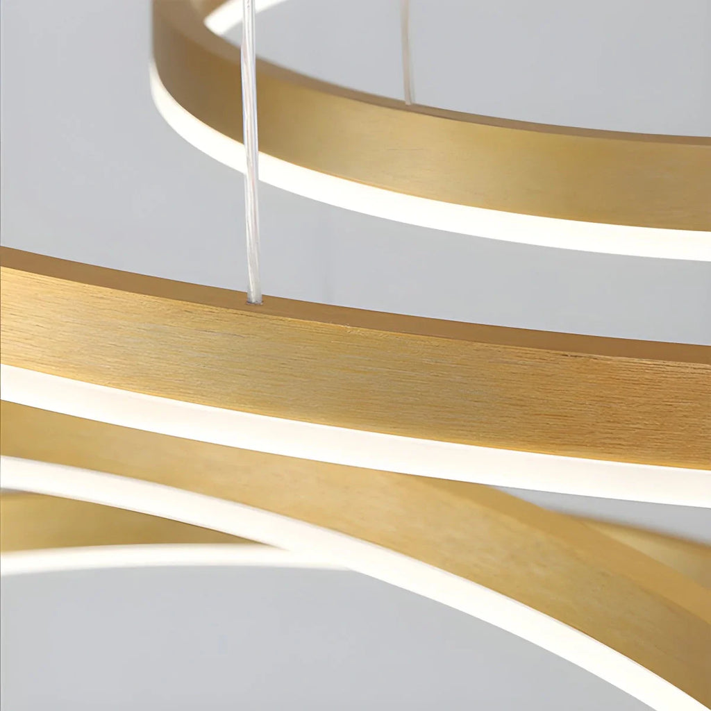 Modern Wireless Ring Chandelier Ceiling Lamp