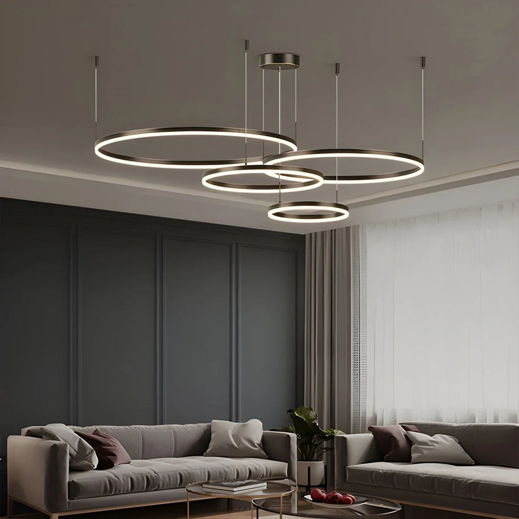 Modern Wireless Ring Chandelier Ceiling Lamp