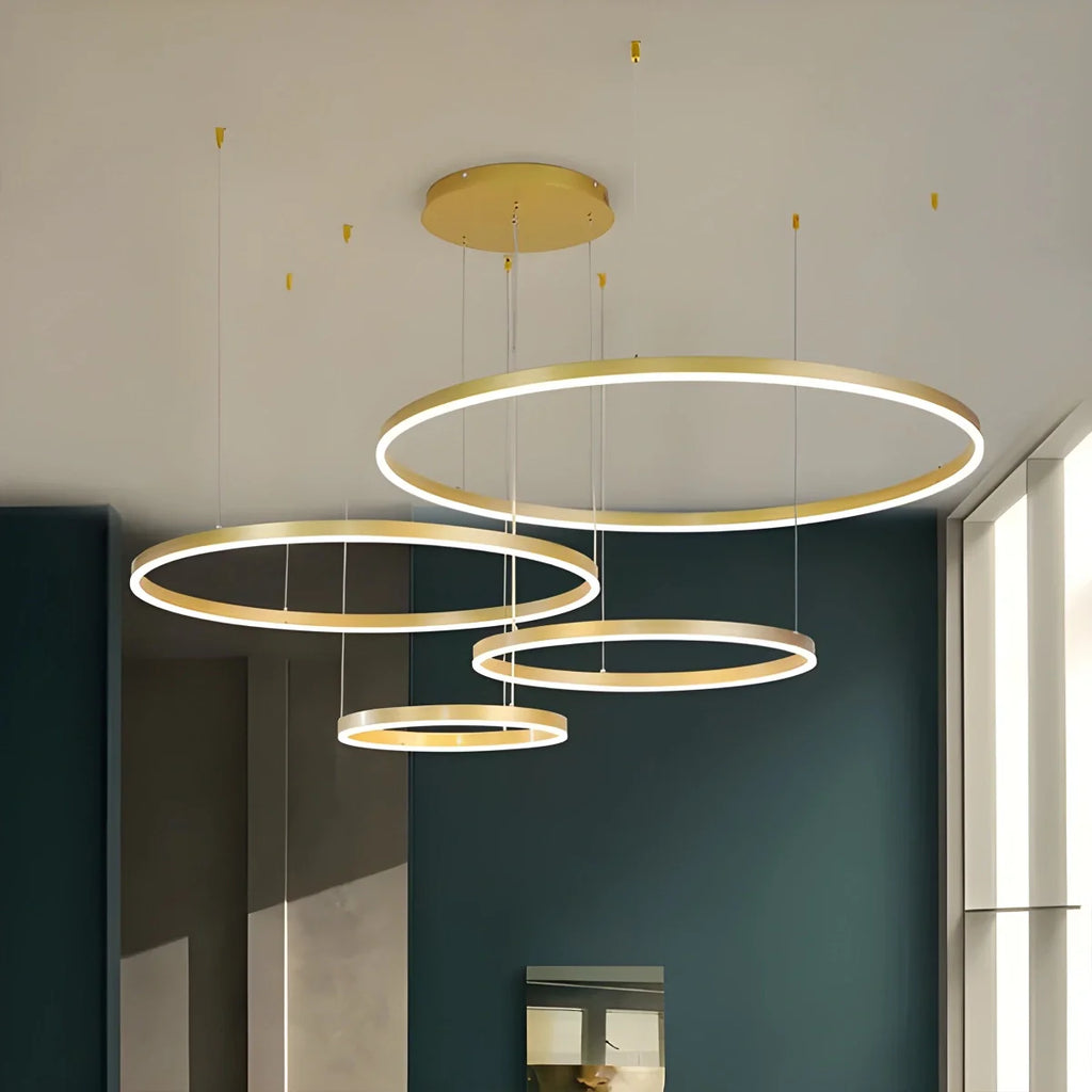 Modern Wireless Ring Chandelier Ceiling Lamp