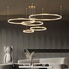 Modern Wireless Ring Chandelier Ceiling Lamp