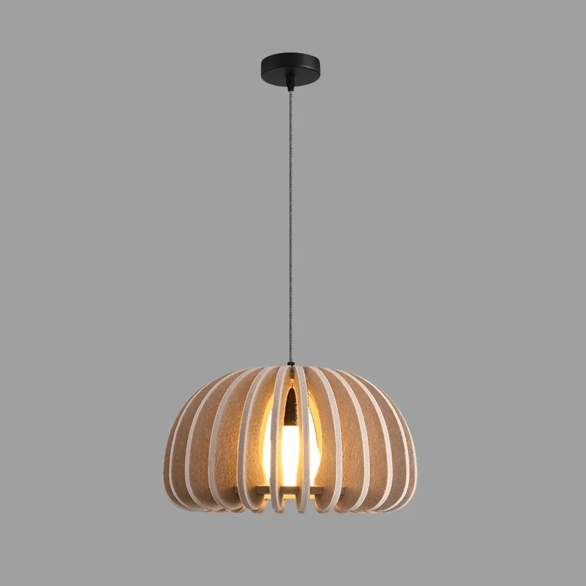 Half Circle Ball Birdcage Acoustic Pendant Light