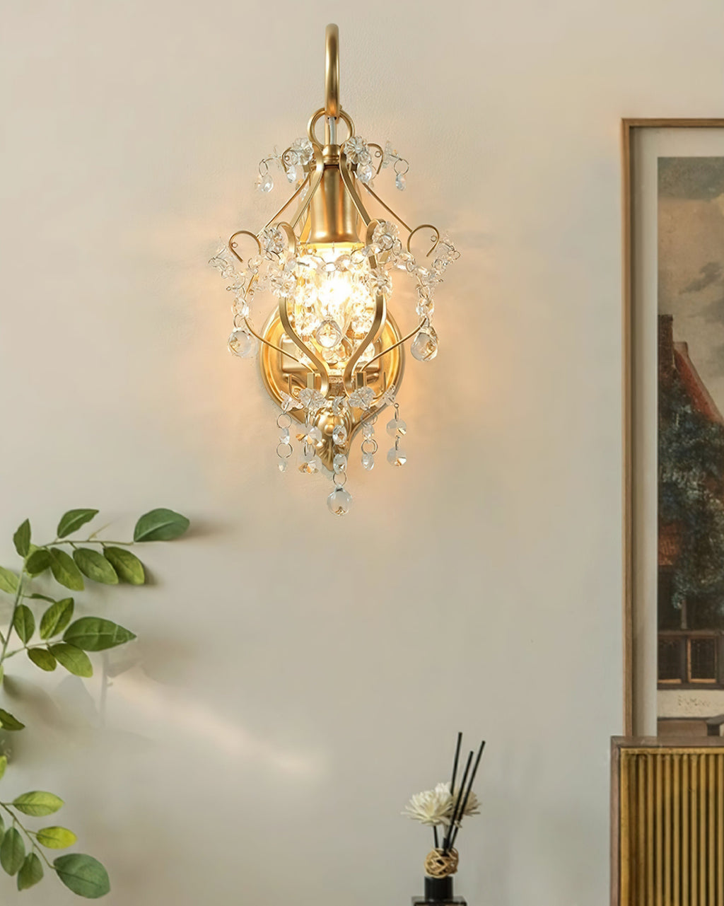 Apttek Crystal Wall Sconce