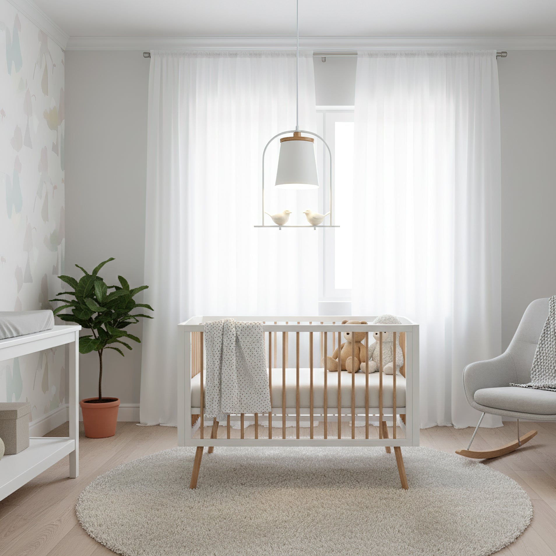 Arandela Bird Pendant Light