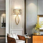 Arc Prismatic Crystal Wall Light