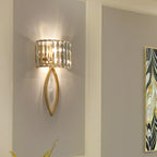 Arc Prismatic Crystal Wall Light