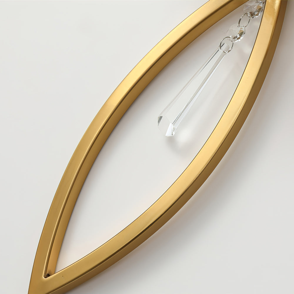 Arc Prismatic Crystal Wall Light