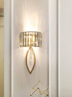 Arc Prismatic Crystal Wall Light
