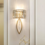 Arc Prismatic Crystal Wall Light