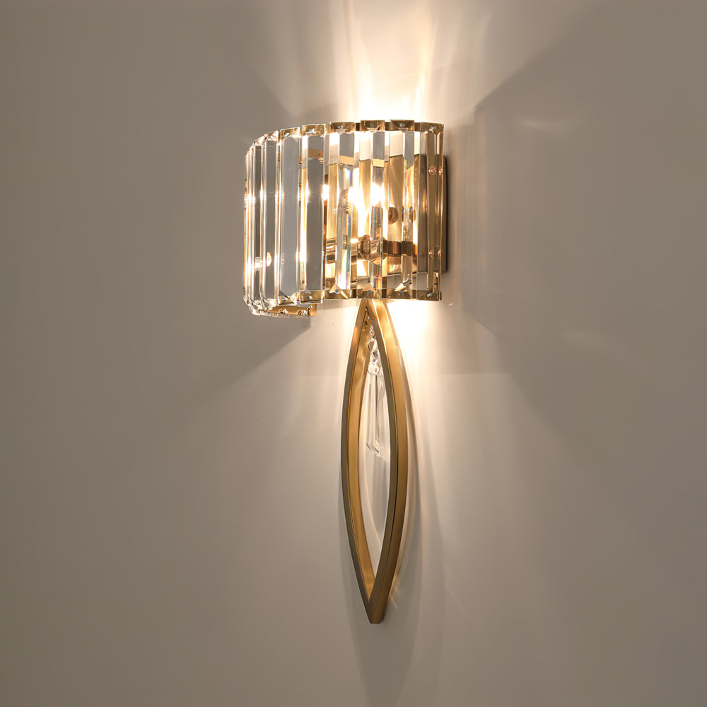 Arc Prismatic Crystal Wall Light