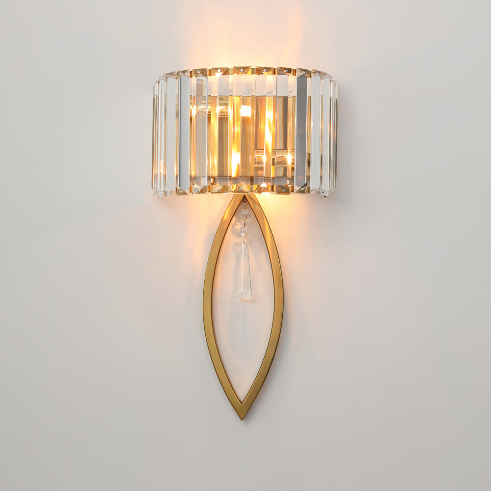 Arc Prismatic Crystal Wall Light