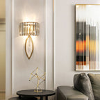 Arc Prismatic Crystal Wall Light