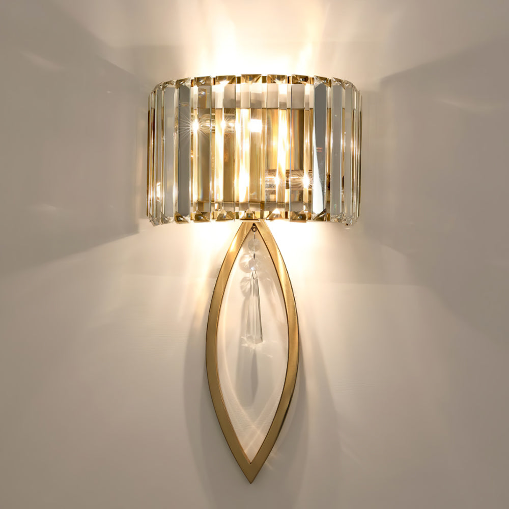 Arc Prismatic Crystal Wall Light