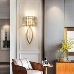 Arc Prismatic Crystal Wall Light