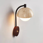 Arco Travertine Wall Lamp