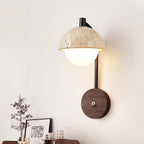 Arco Travertine Wall Lamp
