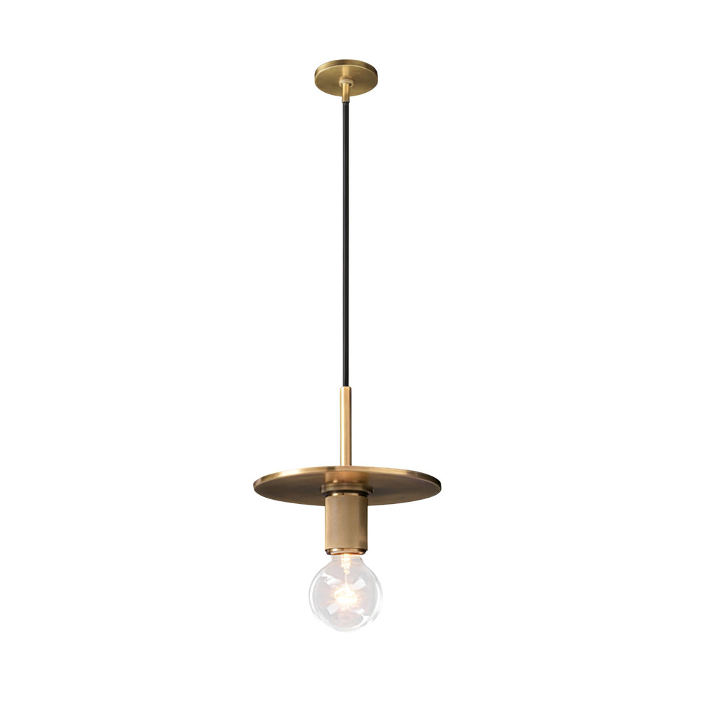 Armed Brass Pendant Lamp
