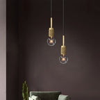 Armed Brass Pendant Lamp
