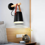 Wooden Stake Wall Light