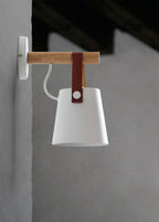 Wooden Stake Wall Light