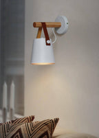 Wooden Stake Wall Light