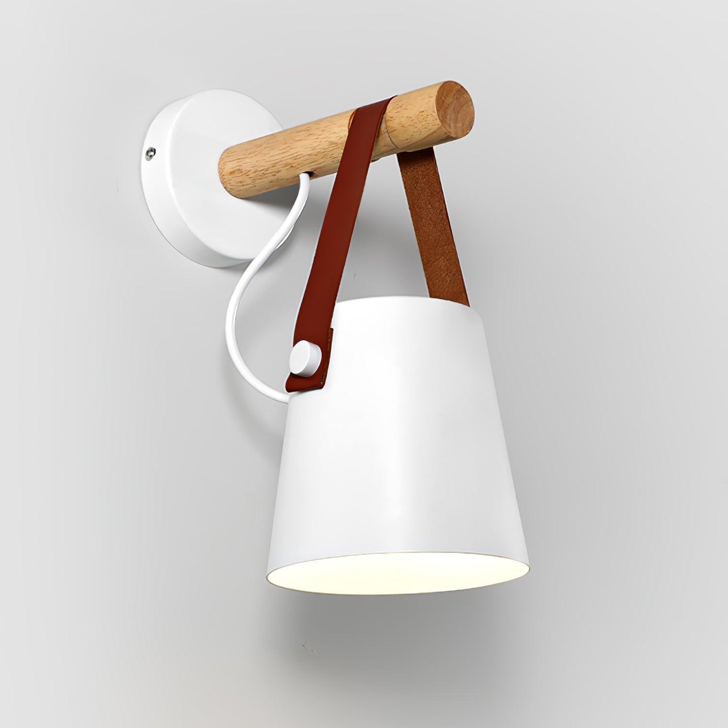 Wooden Stake Wall Light