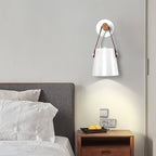 Wooden Stake Wall Light