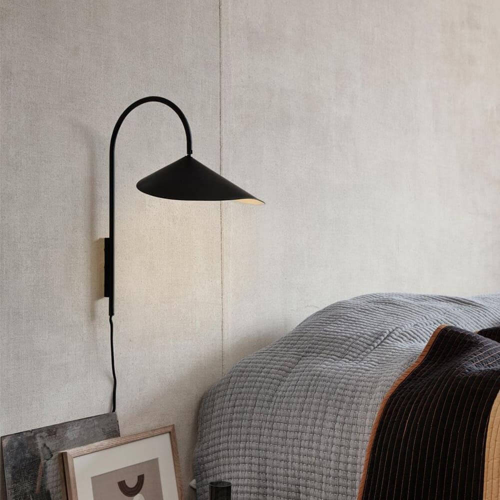 Arum Plug-In Wall Sconce – No-Wire Bedroom & Living Room Light
