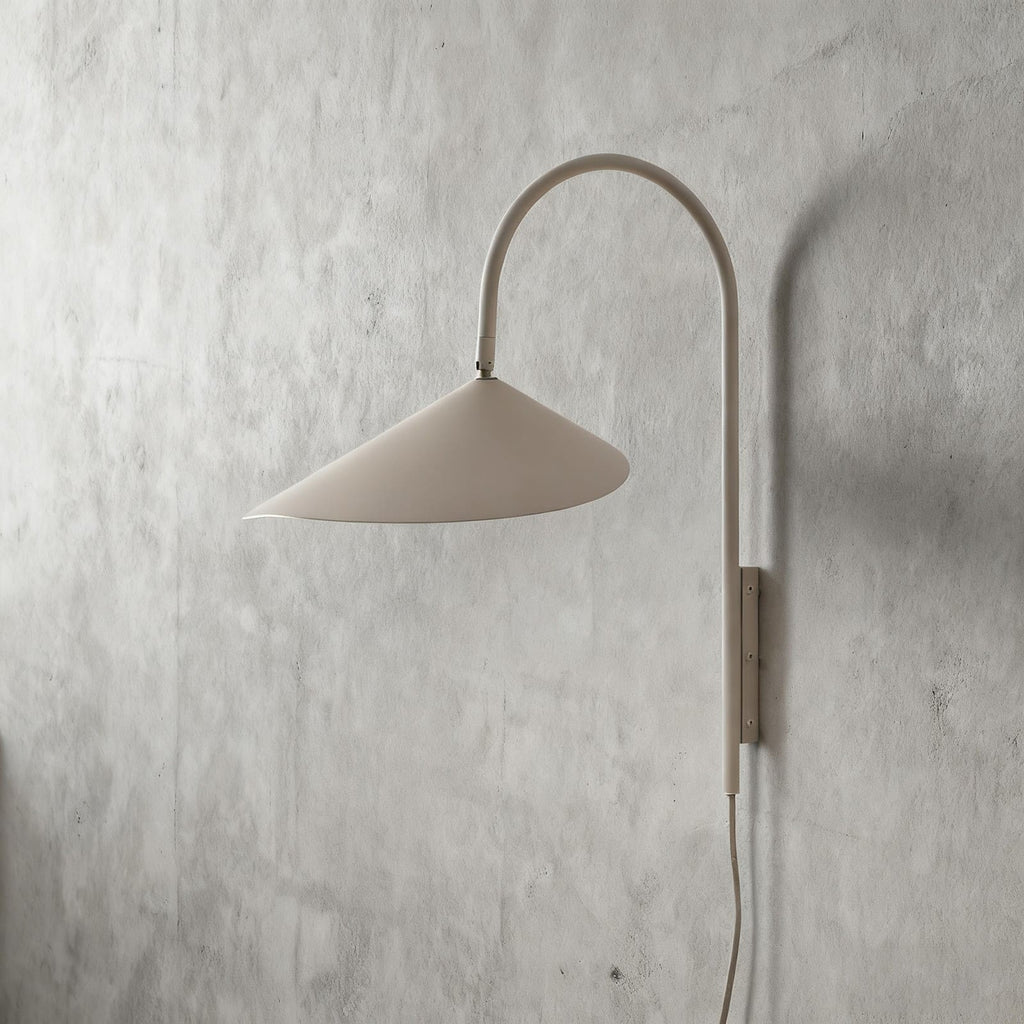 Arum Plug-In Wall Sconce – No-Wire Bedroom & Living Room Light