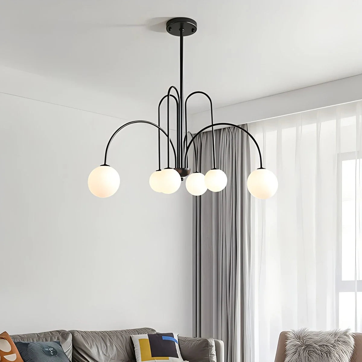 Avi Double Layer Glass Chandelier
