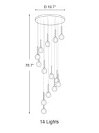 Magical Moon Crystal Pendant Light