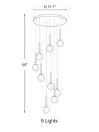 Magical Moon Crystal Pendant Light