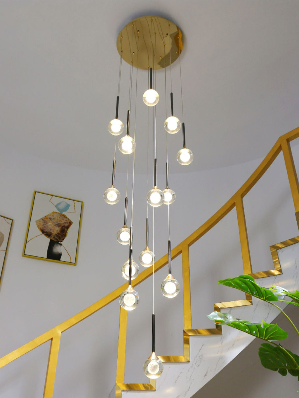 Magical Moon Crystal Pendant Light