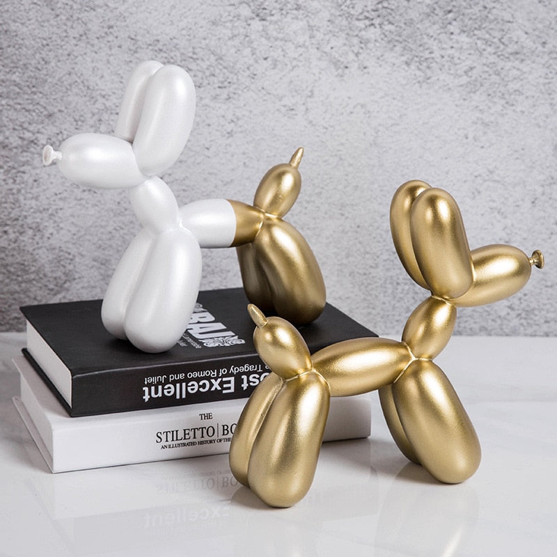 White Gold Ballon Dog