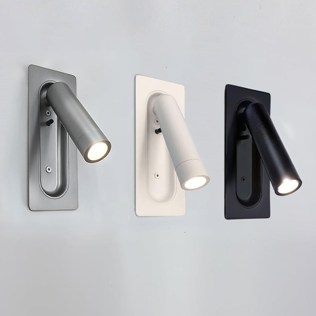 Bedside LED Wall Lamp — Compact Reading Sconce in Four Finishes