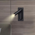 Bedside LED Wall Lamp — Compact Reading Sconce in Four Finishes